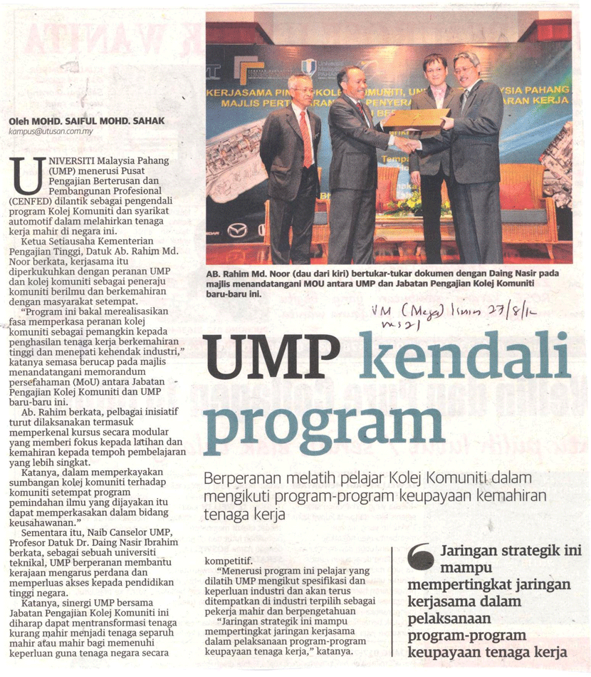 UMP Kendali Program