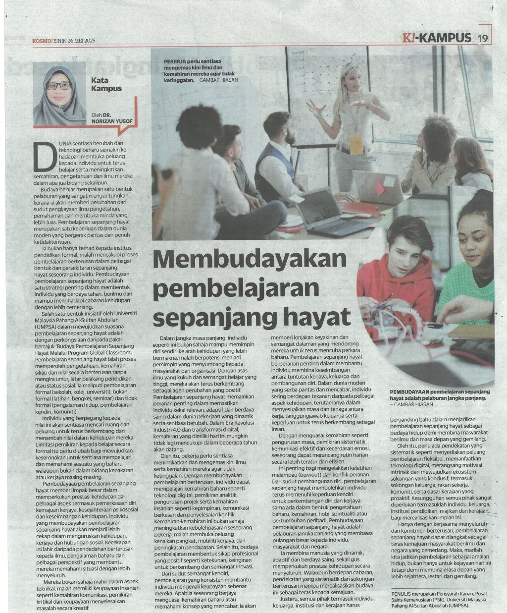 Membudayakan pembelajaran sepanjang hayat