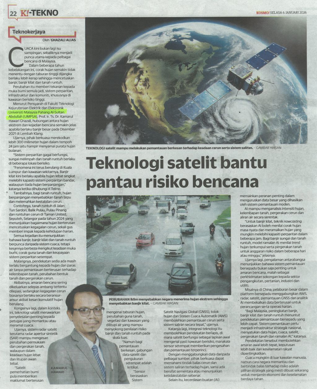 Teknologi satelit bantu pantau risiko bencana