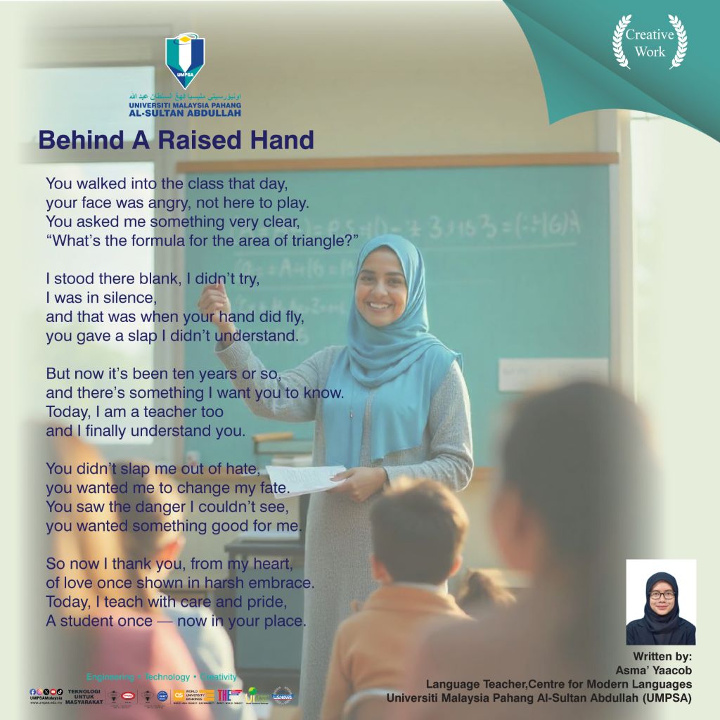  Behind A Raised Hand