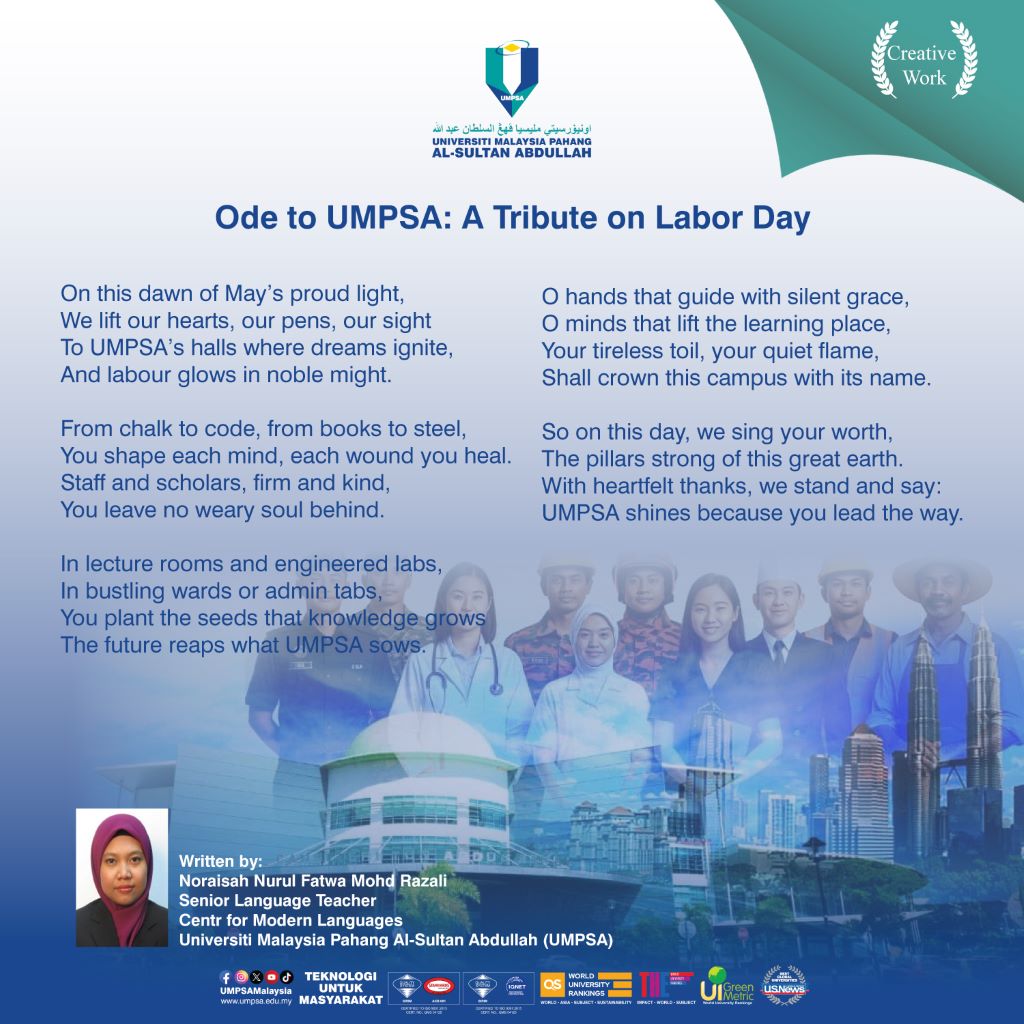 Ode to UMPSA: A Tribute on Labor Day