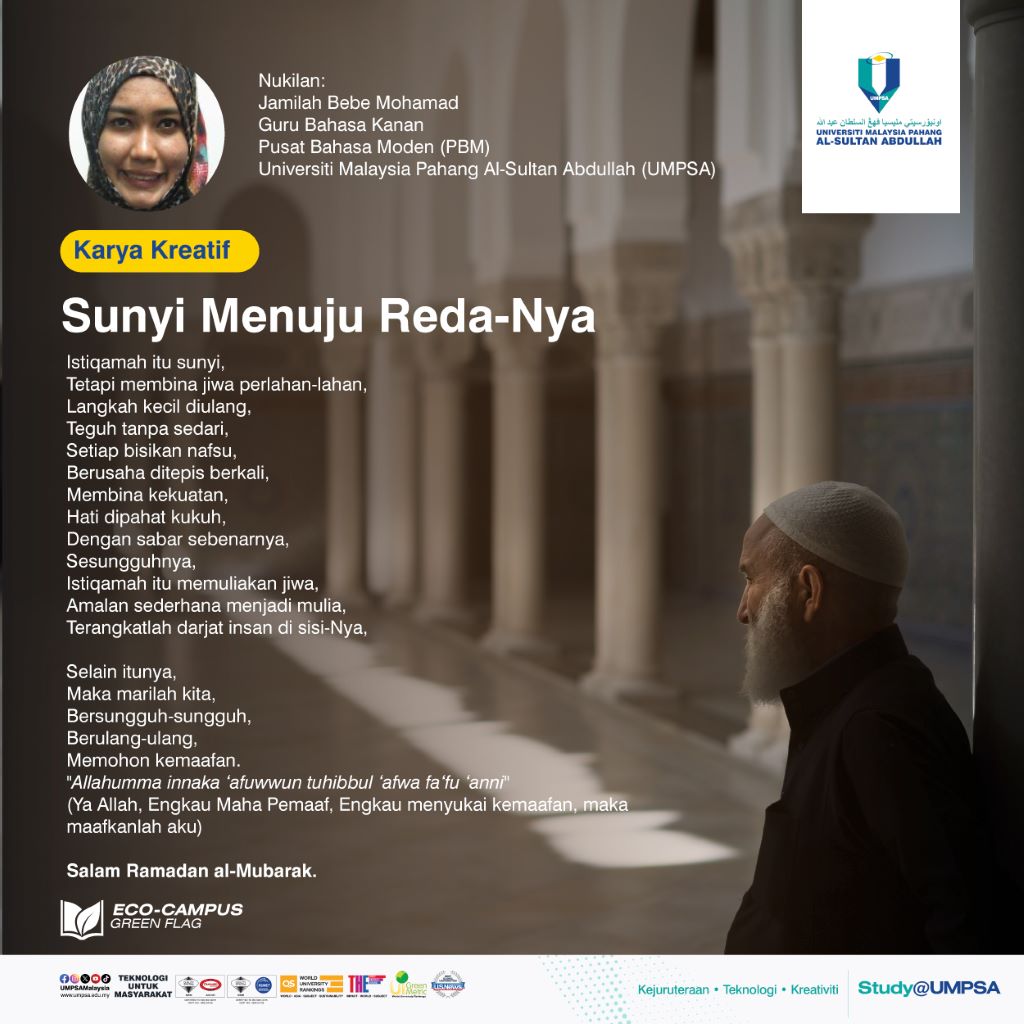 Sunyi Menuju Reda-Nya