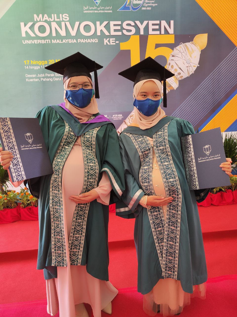 2 graduan sarat hamil hadir majlis konvo UMP