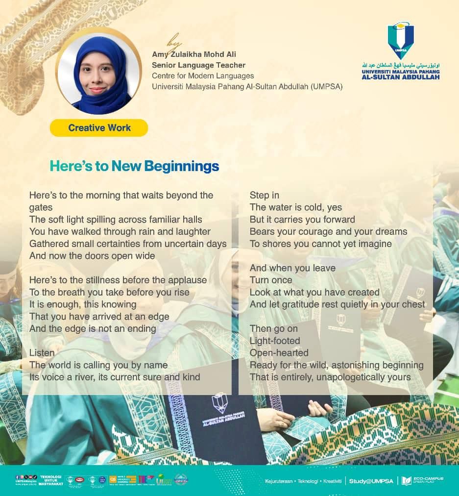 Here's to New Beginnings