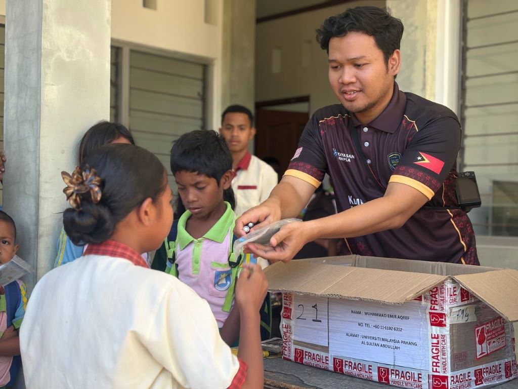 Alumni UMPSA, Syahirurraﬁq bawa kepakaran kejuruteraan, hulur bakti di Timor-Leste