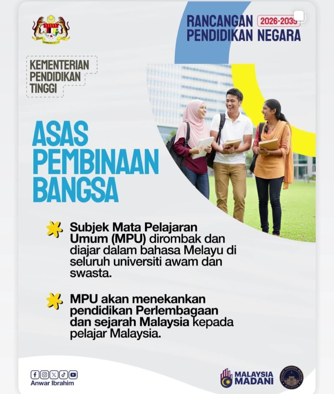 Memperkukuh Jati Diri Bangsa: Anjakan Paradigma Menerusi Rancangan Pendidikan Negara 2026-2035