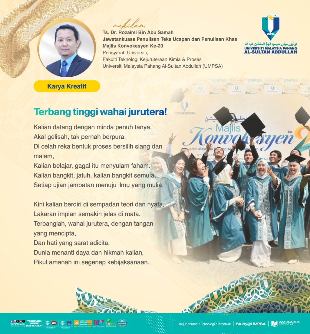 Terbang tInggi wahai jurutera!