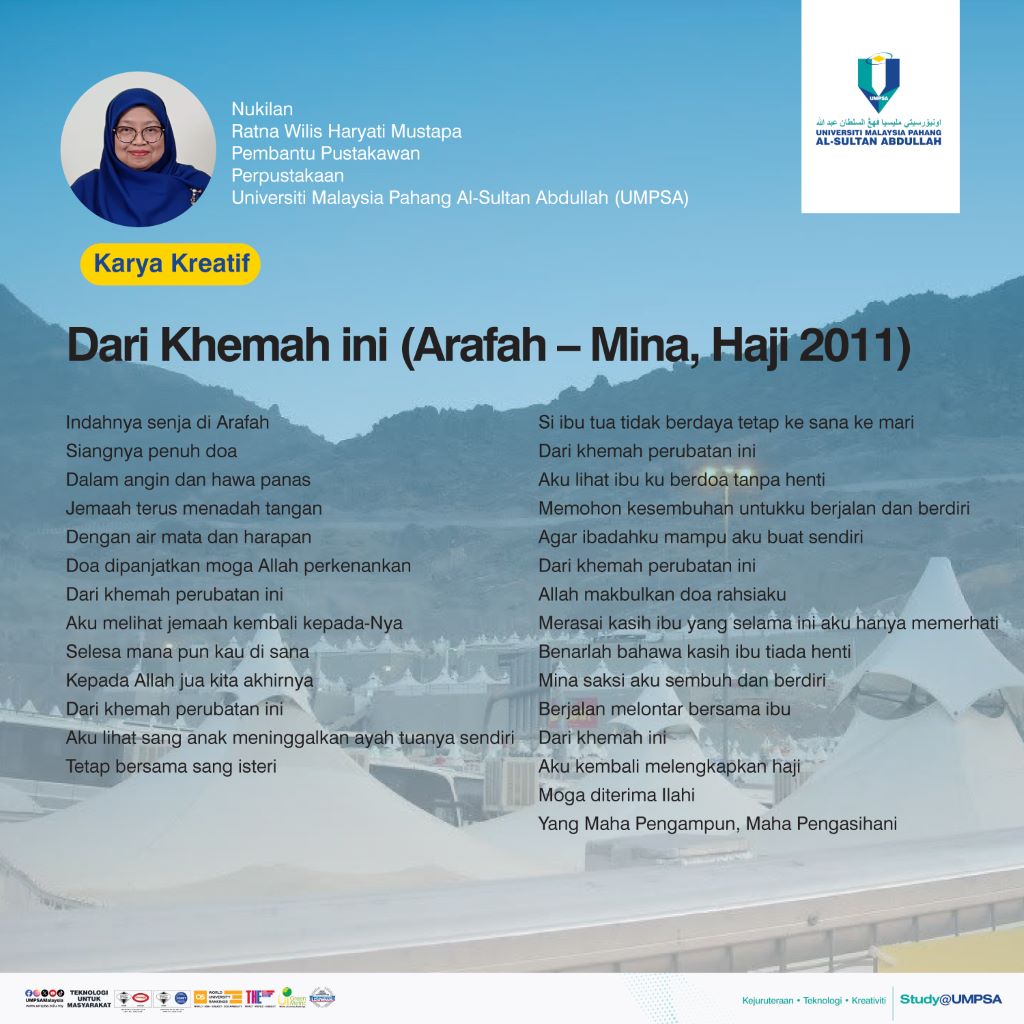 Dari Khemah ini (Arafah Mina, Haji 2011)