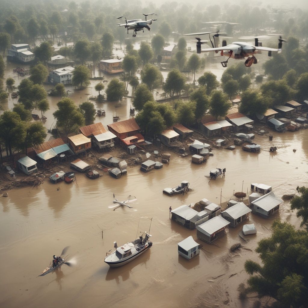 Bagaimanakah teknologi digital mempercepat bantuan kecemasan dalam situasi banjir dan krisis?