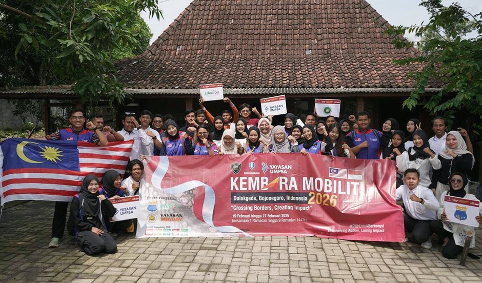 Kembara Mobiliti Yayasan UMPSA bawa misi pendidikan dan ihsan Ramadan ke Indonesia