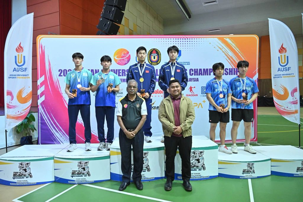 Kejohanan 2026 Asian University Table Tennis Championship melabuhkan tirai, satukan mahasiswa asia melalui sukan