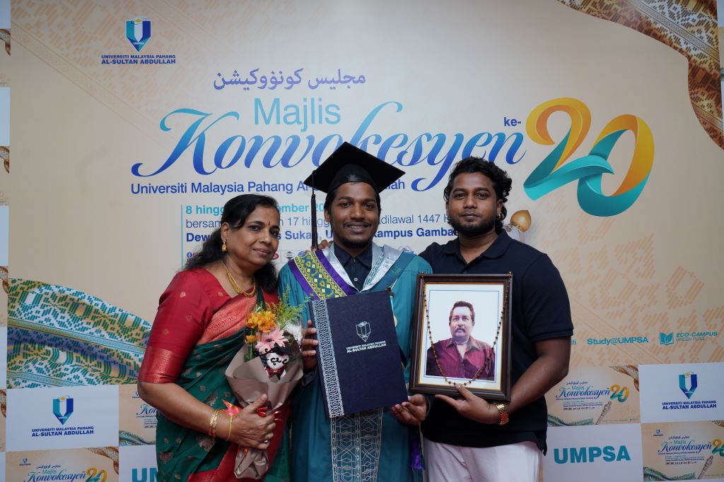 Mathivanan Loganathan buktikan jangan berputus asa kunci raih kejayaan Anugerah Pro-Canselor