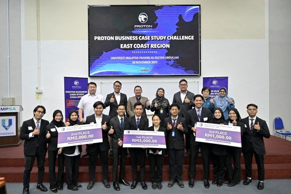 PROTON Business Case Study Challenge – East Coast Region di UMPSA perkasa analitis, inovasi dan kolaborasi industri mahasiswa Pantai Timur