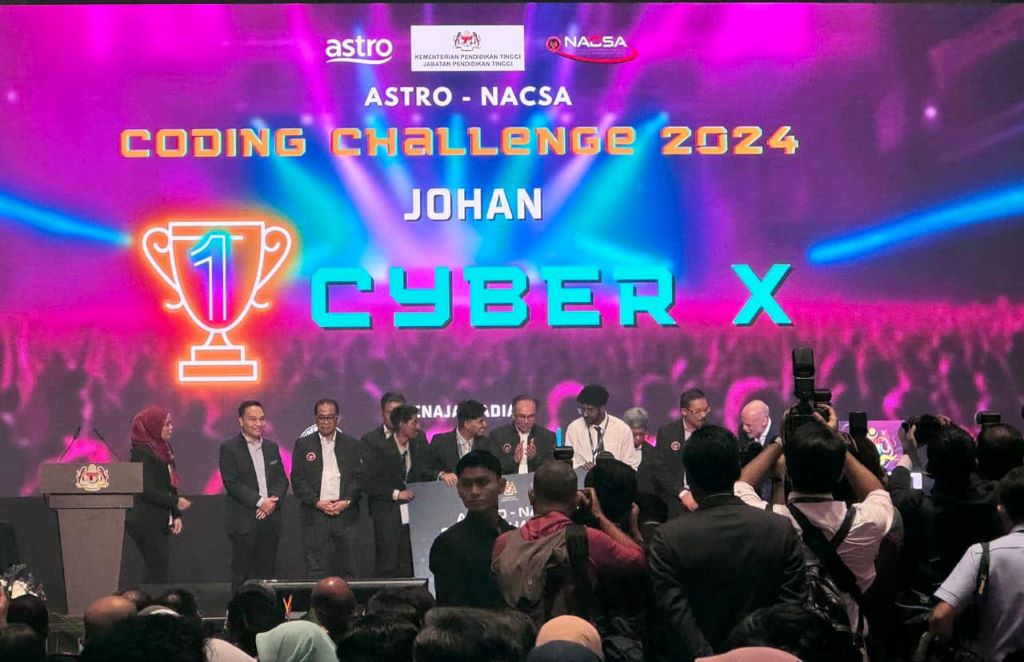 Cyber X UMPSA team wins Astro-NACSA Coding Challenge 2024 (ANCC2024)