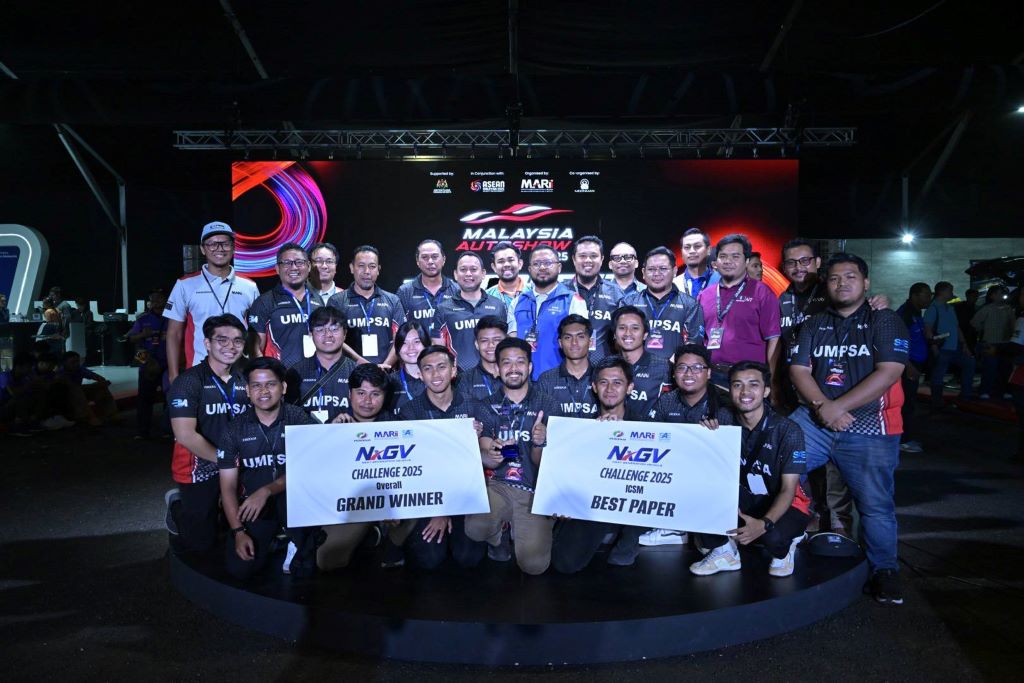 Pasukan E-Motion UMPSA dinobat Juara Keseluruhan NxGV Challenge 2025