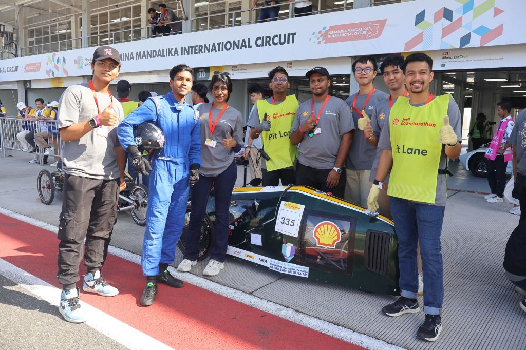 UMPSA Tech Team achieves 13th Best Position in Asia Shell Eco Marathon 2024