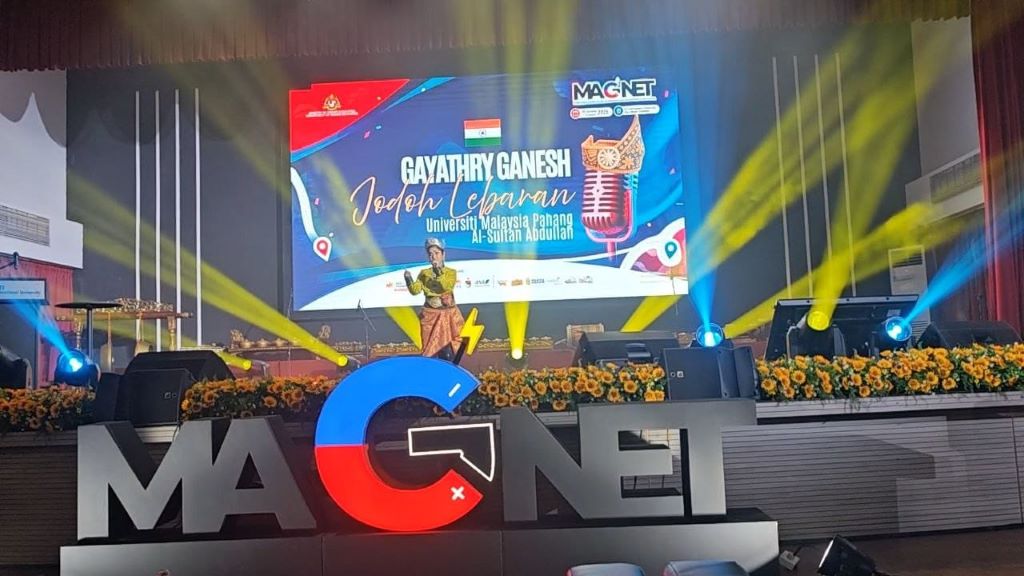 Pelajar Antarabangsa UMPSA dari India finalis nyanyian lagu bahasa Melayu di Magnet 2026
