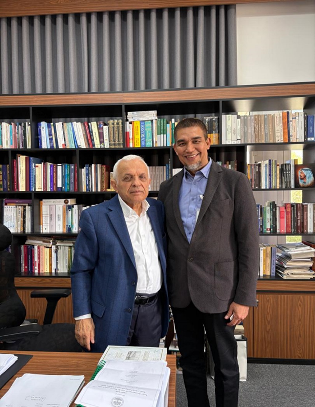 Program Latihan Sangkutan, Profesor Dr. Hasan Ahmad Perkukuh Kerjasama Akademik di MBZUH, Emiriah Arab Bersatu