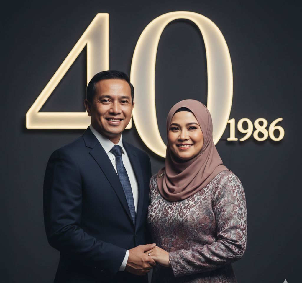 Lelaki itu berdiri di hadapan cermin pada sebuah pagi yang hening di tahun 2026, memerhati garis halus yang mula melakar peta pengalaman pada hujung matanya. Dilahirkan pada tahun 1986, dia kini berada tepat pada koordinat empat puluh tahun, sebuah angka yang bukan sekadar catatan kronologi tetapi merupakan kemuncak evolusi biologi dan spiritual yang paling kritikal dalam kewujudan seorang insan. 