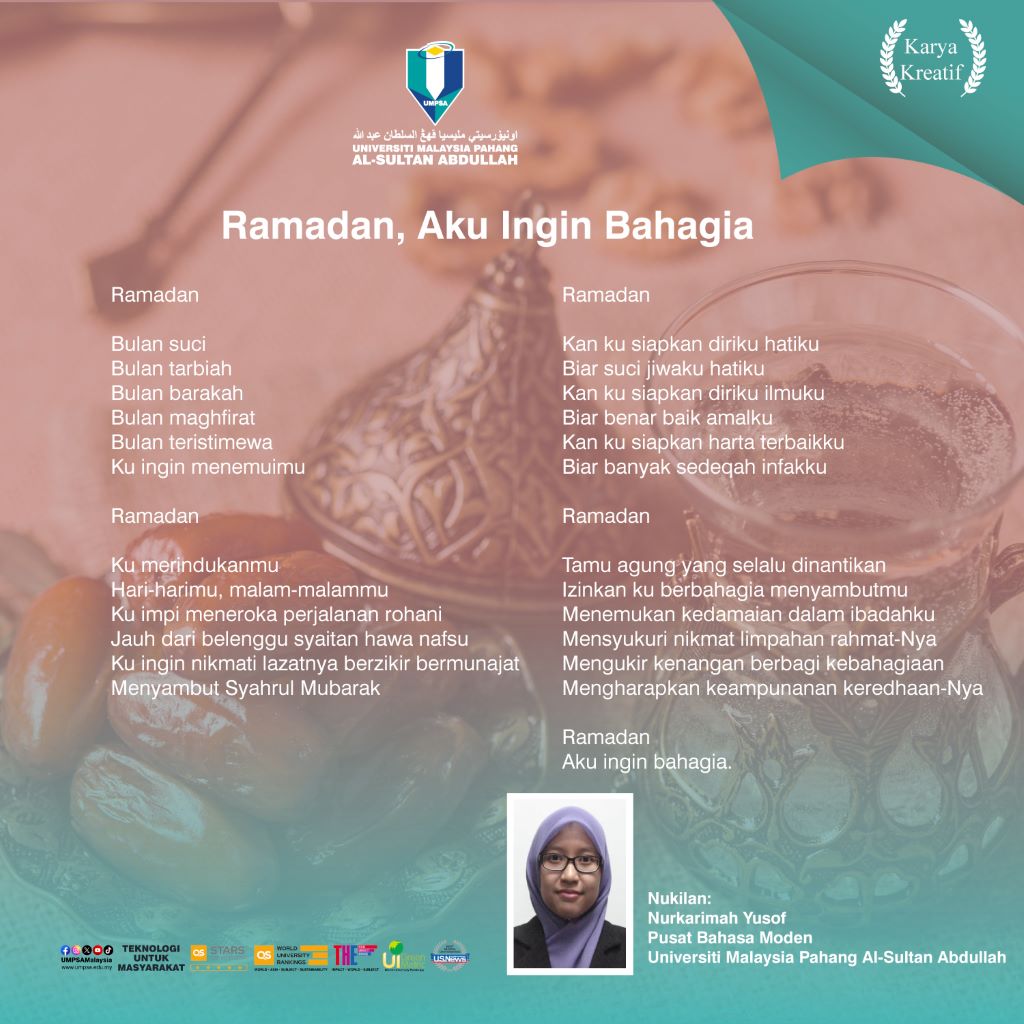 Ramadan, Aku Ingin Bahagia 