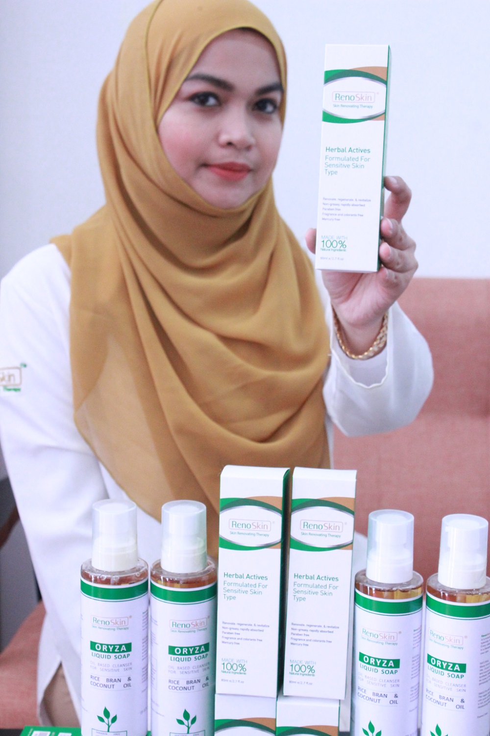 UMP postgraduate student created her own skin care product - RenoSkin