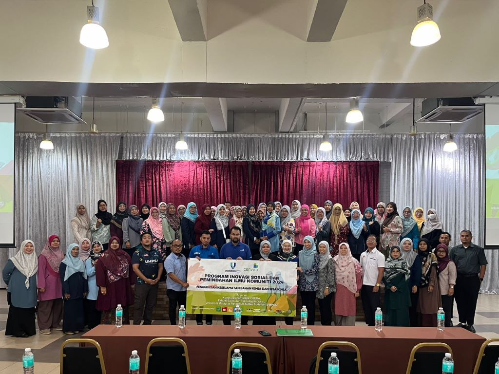 UMPSA Chemical and Waste Safety Management Seminar attracts over 70 Laboratory Assistants and Teachers in Pahang