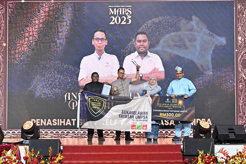 Sukarelawan Yayasan UMPSA dinobat Kumpulan Penasihat Terbaik MARS 2025