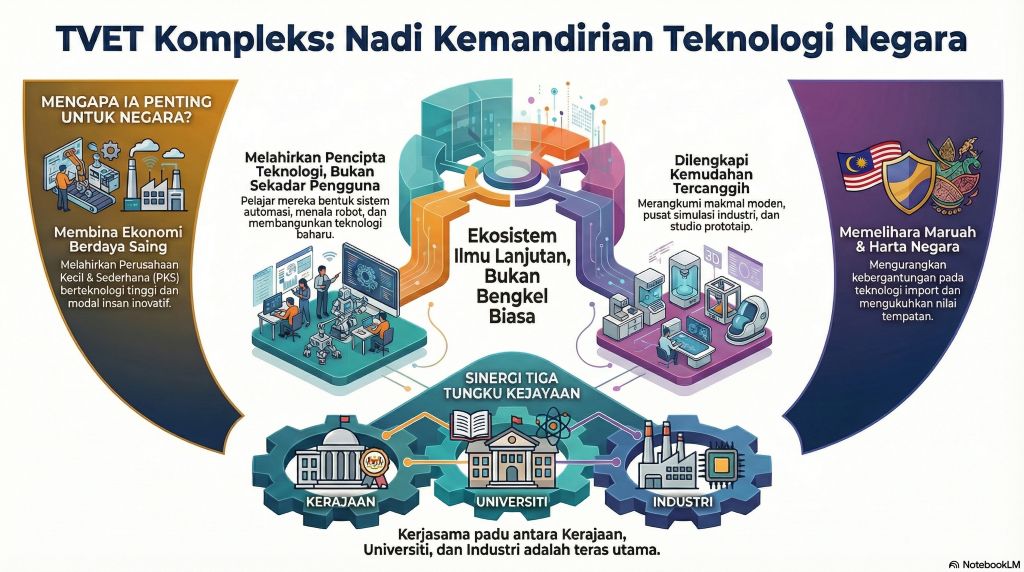 Pembangunan TVET Kompleks untuk Kemandirian Teknologi Negara di Masa Depan
