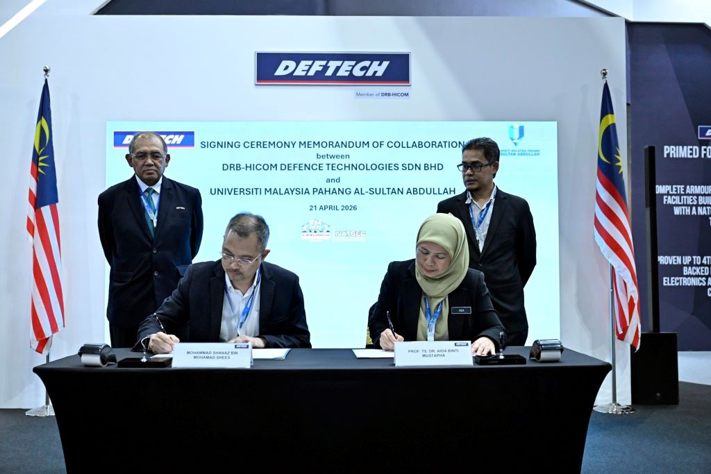UMPSA dan DEFTECH meterai kerjasama memorandum kolaborasi perkukuh Inovasi Pertahanan