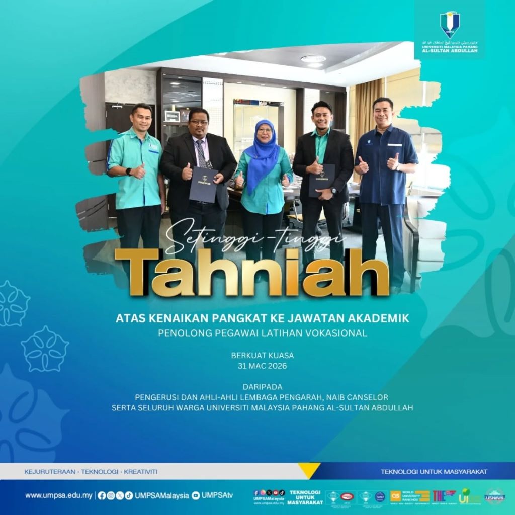Azri kini memiliki Sijil Pegawai Latihan Vokasional (VTO) dan sedang dalam proses mendapatkan pengiktirafan Teknologis Profesional (Tc.), manakala Syed Najmuddin turut giat melengkapkan kelayakan profesional sama.