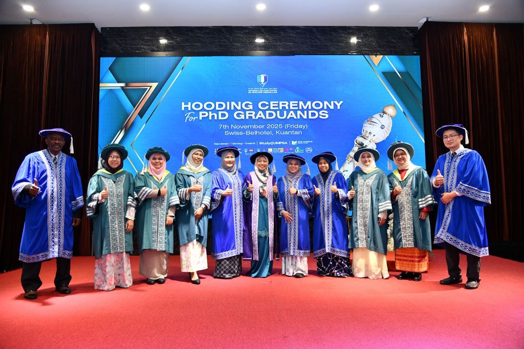 UMPSA celebrates 94 Doctor of Philosophy graduates in meaningful Hooding Ceremony