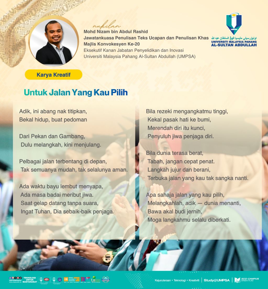 Untuk Jalan Yang Kau Pilih