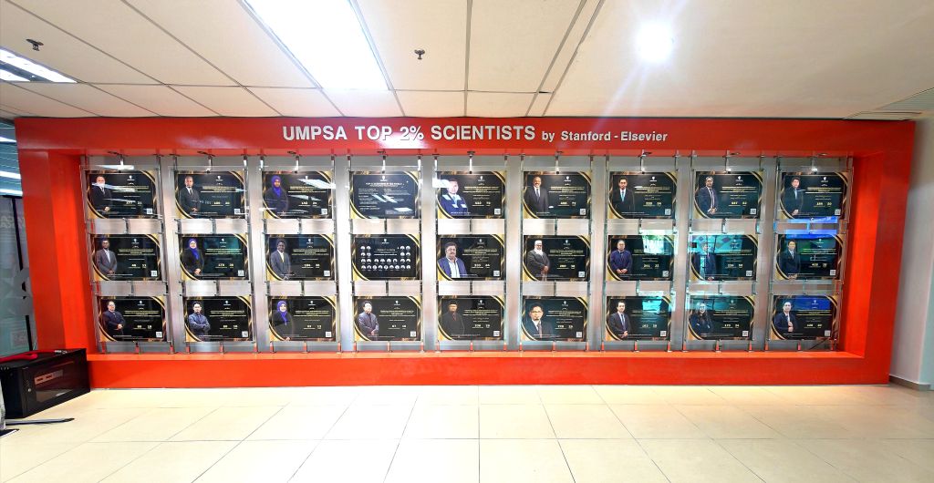UMPSA raikan 25 Penyelidik Top 2% Dunia melalui inisiatif Wall of Fame