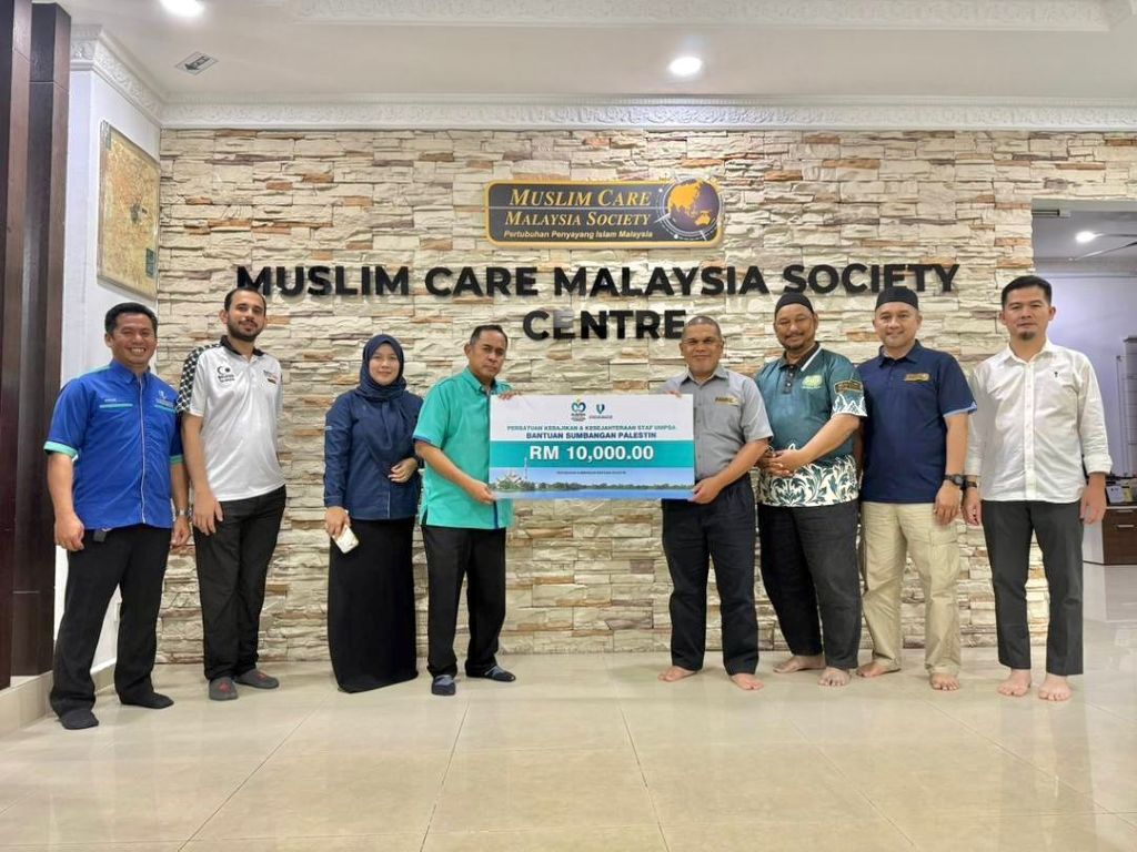 Warga UMPSA terus prihatin, SEJAHTERA salur RM10,000 untuk Misi Kemanusiaan Palestin