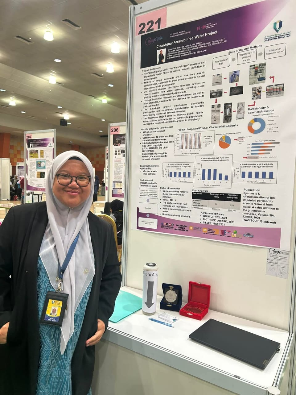 Air bersih untuk semua' jadi misi hidup Profesor Madya Ts. ChM. Dr. Nurlin Abu Samah