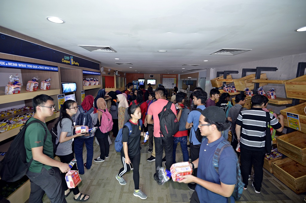 UMP Food Pantry jadi tumpuan mahasiswa dapatkan makanan percuma