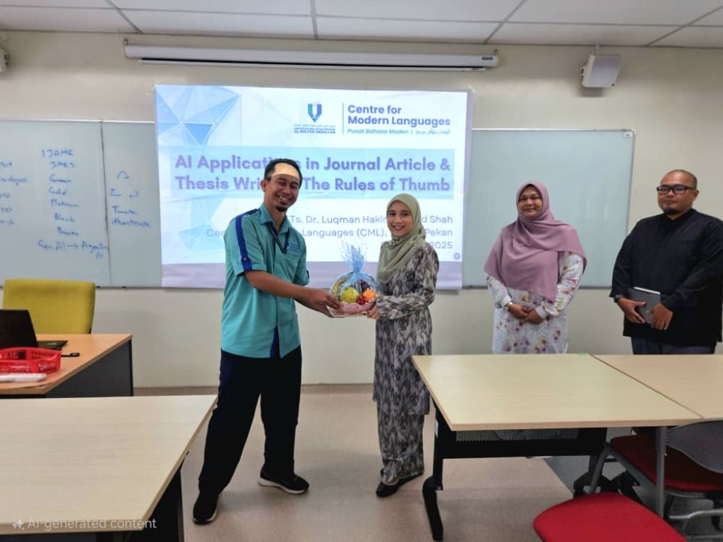 UMPSA anjur Bengkel Practical Writing Approaches perkasa penyelidikan dan penulisan akademik melalui aplikasi AI Generative