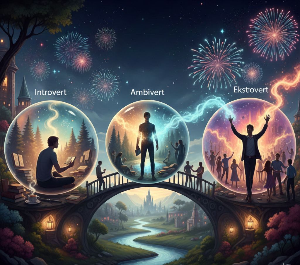 Keseimbangan antara Introvert, Ekstrovert, dan Ambivert