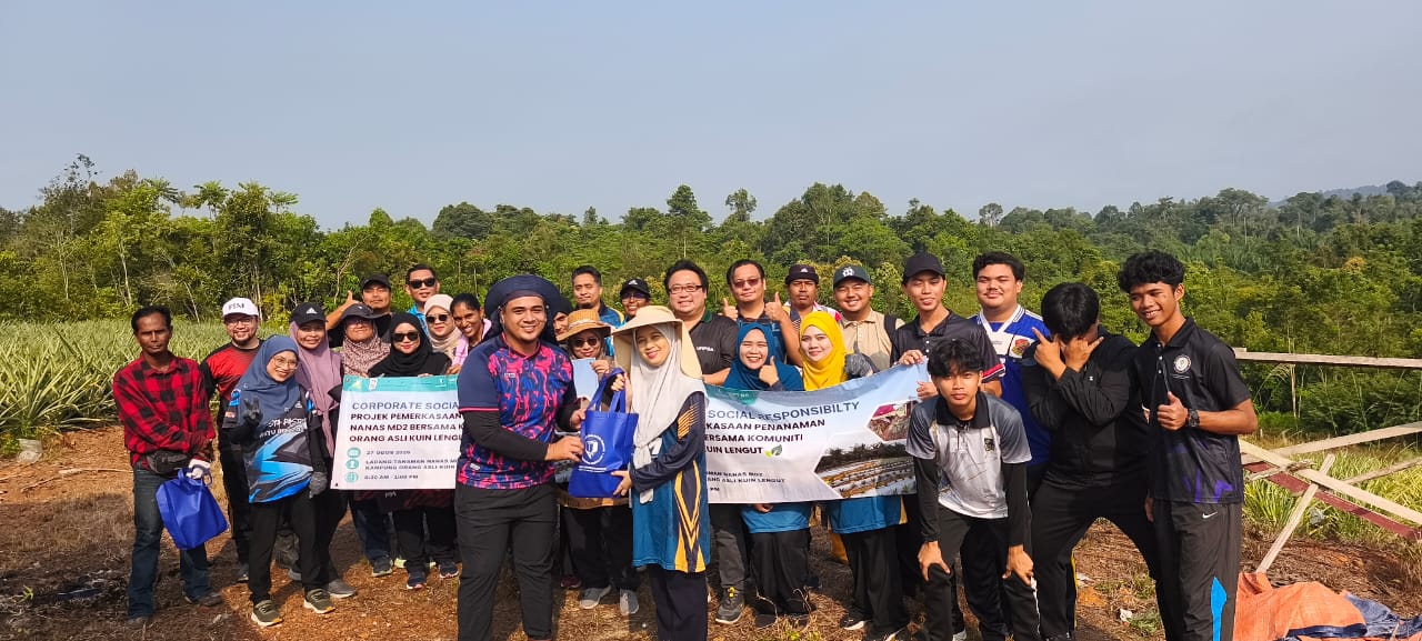 UMPSA perkasa kebun Nanas MD2, pacu ekonomi komuniti orang asli Kuin Lengut