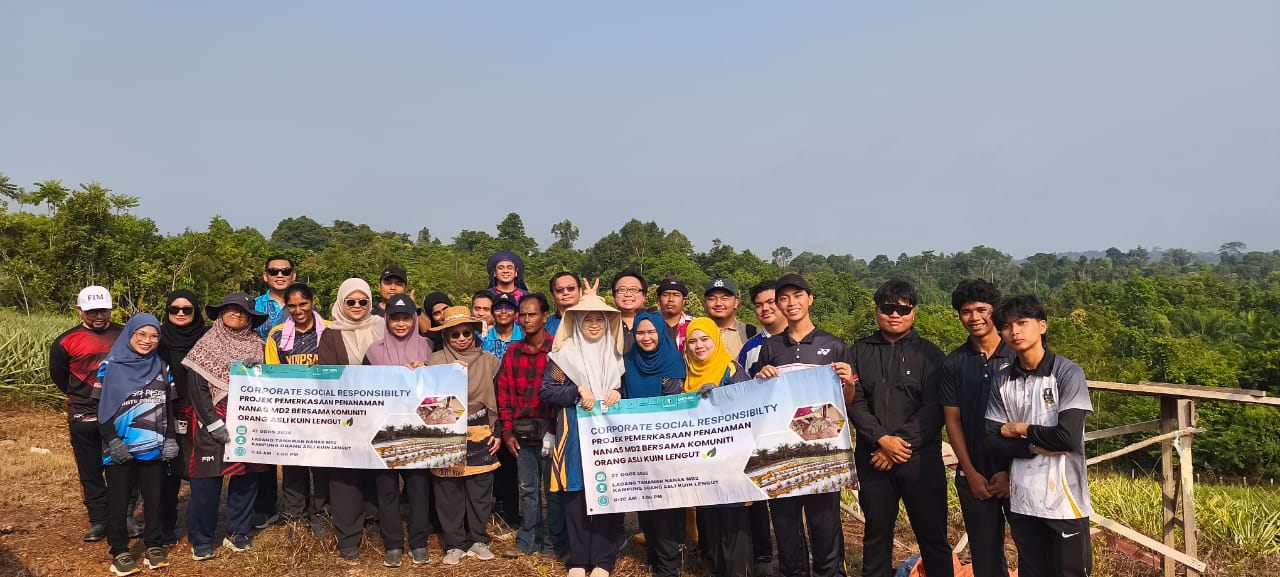 UMPSA perkasa kebun Nanas MD2, pacu ekonomi komuniti orang asli Kuin Lengut