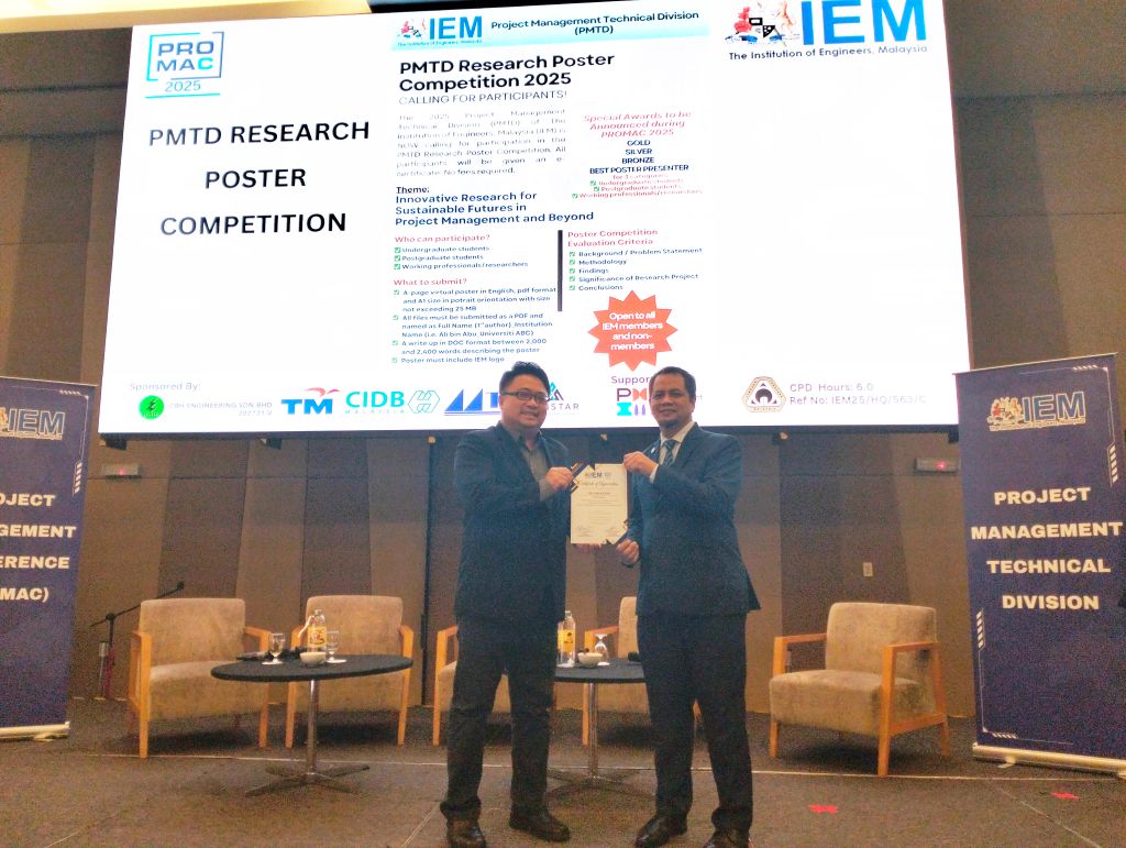 Profesor Madya Ts. Dr. Lee Chia Kuang raih 2 anugerah di PROMAC 2025