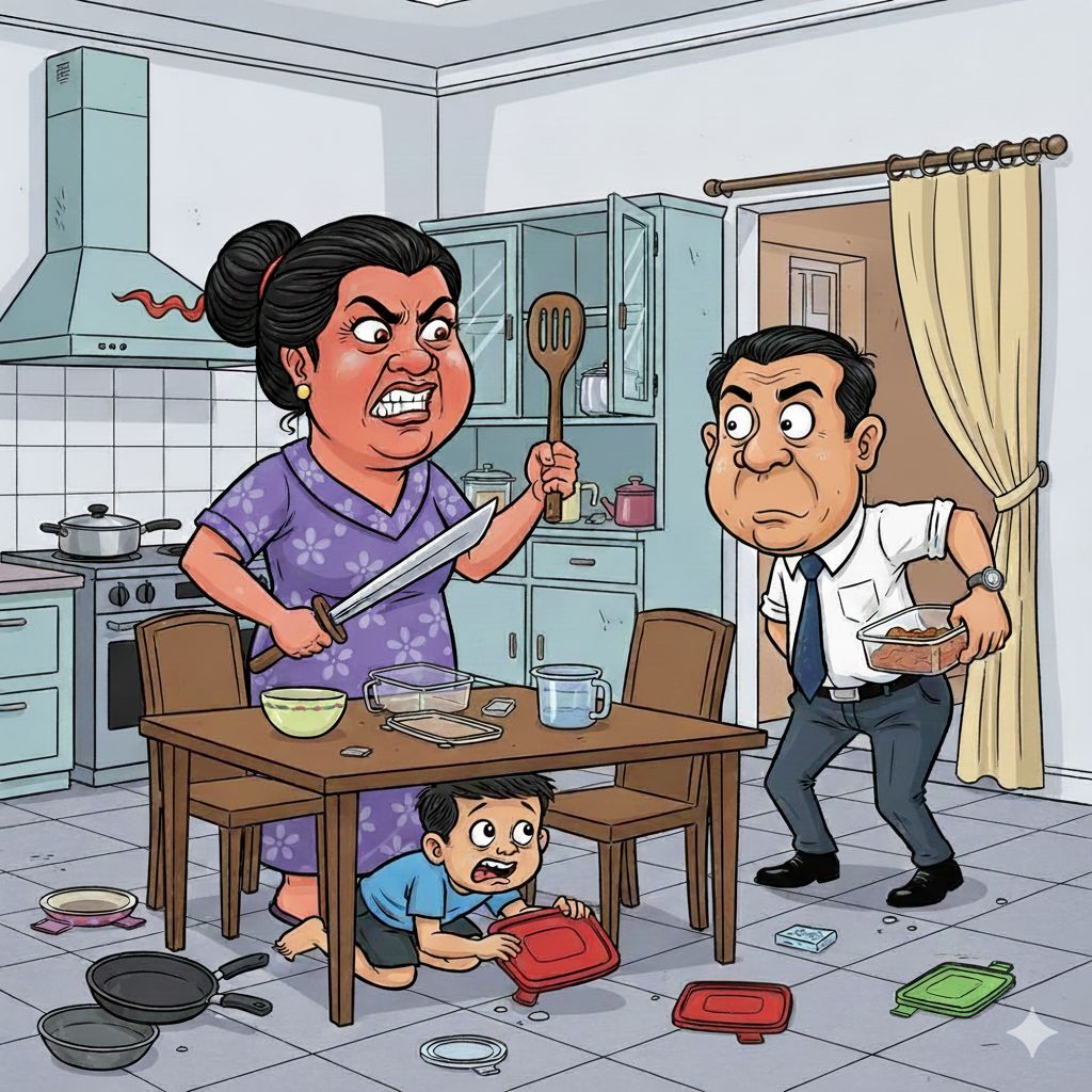 Mengapa Ibu-ibu Rela Berperang demi Sebuah Tupperware Sisa Rendang?