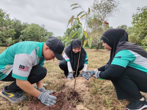 100 Pokok Hutan Ditanam di Rimba Komuniti UMPSA Pekan