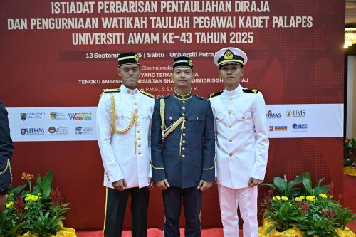 118 UMPSA ROTU Second Lieutenants commissioned in 43rd ROTU Commissioning Ceremony Year 2025