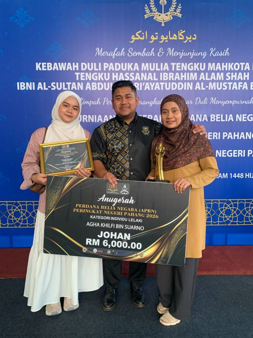 Agha Khilfi harumkan nama UMPSA, muncul Johan APBN Peringkat Negeri Pahang