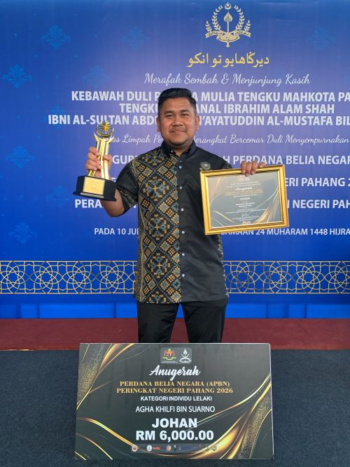 Agha Khilfi harumkan nama UMPSA, muncul Johan APBN Peringkat Negeri Pahang