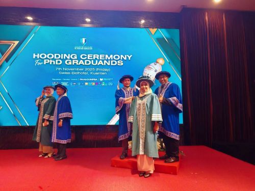 Alumni TVET UMPSA, Dr. Farah Amalina ukir nama, kini Pensyarah Kanan UTM dan Ikon TVET Malaysia PhD 2025