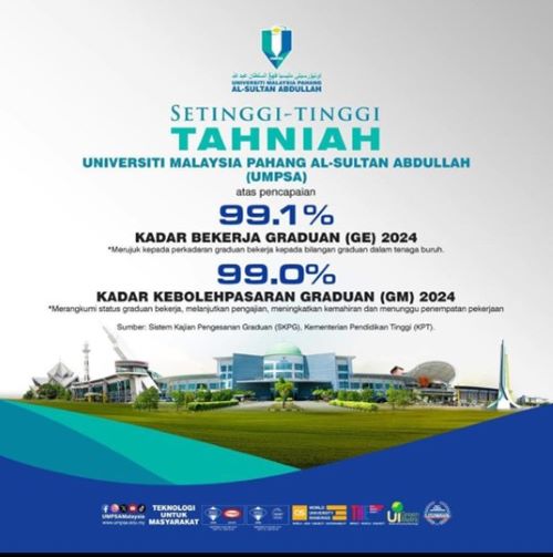 UMPSA Buktikan Kemampuan Lahirkan Graduan untuk Masyarakat 