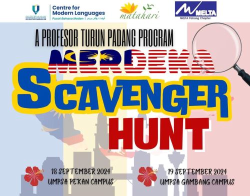 Program Profesor Turun Padang: Merdeka Scavenger Hunt pupuk semangat cinta negara dan berbahasa Inggeris melalui gamifikasi