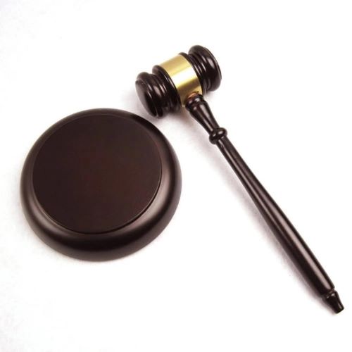 Judge’s gavel hammer